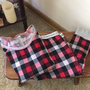 Victoria’s Secret Plaid Thermal Pajama Set